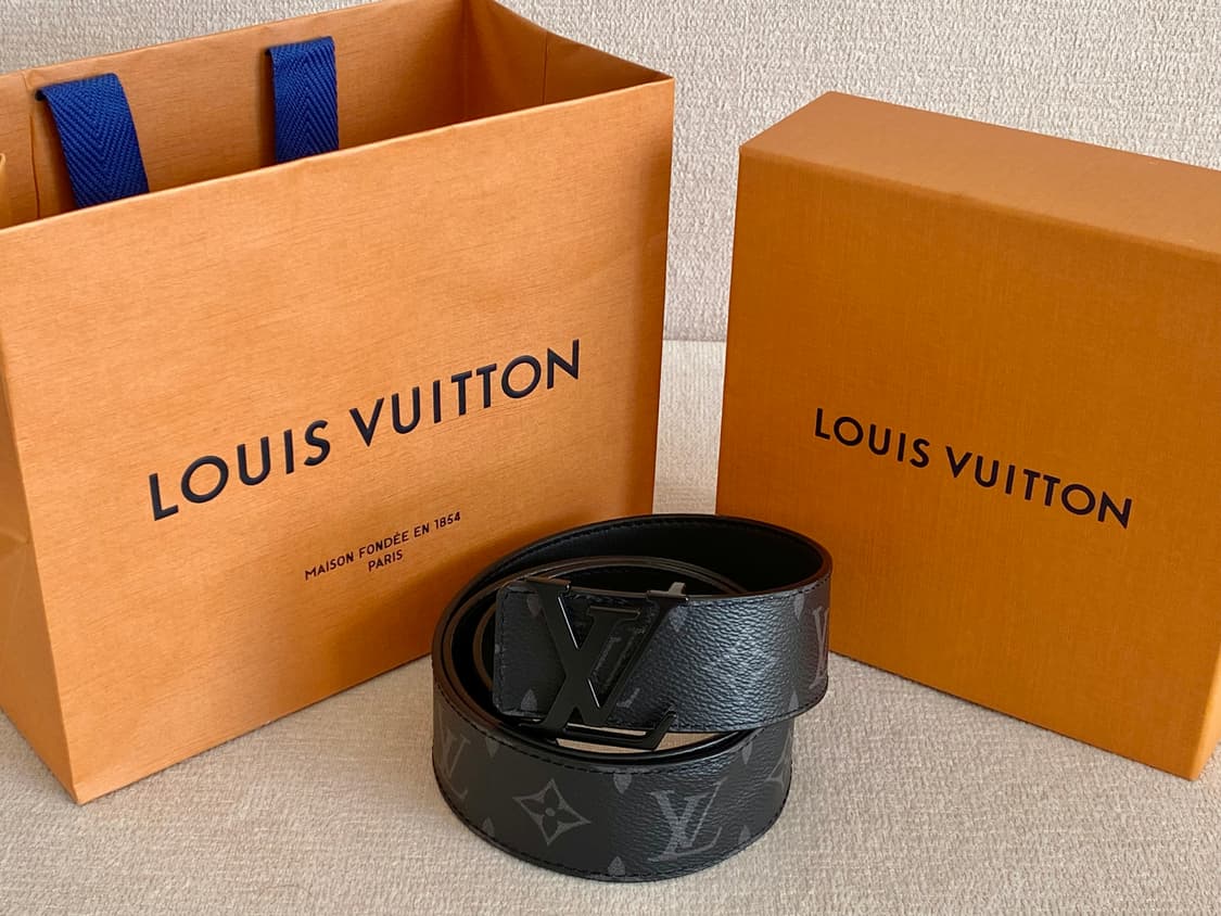 루이비통 LV 블랙 이니셜 이클립스 벨트 40mm 85사이즈 상품이미지2