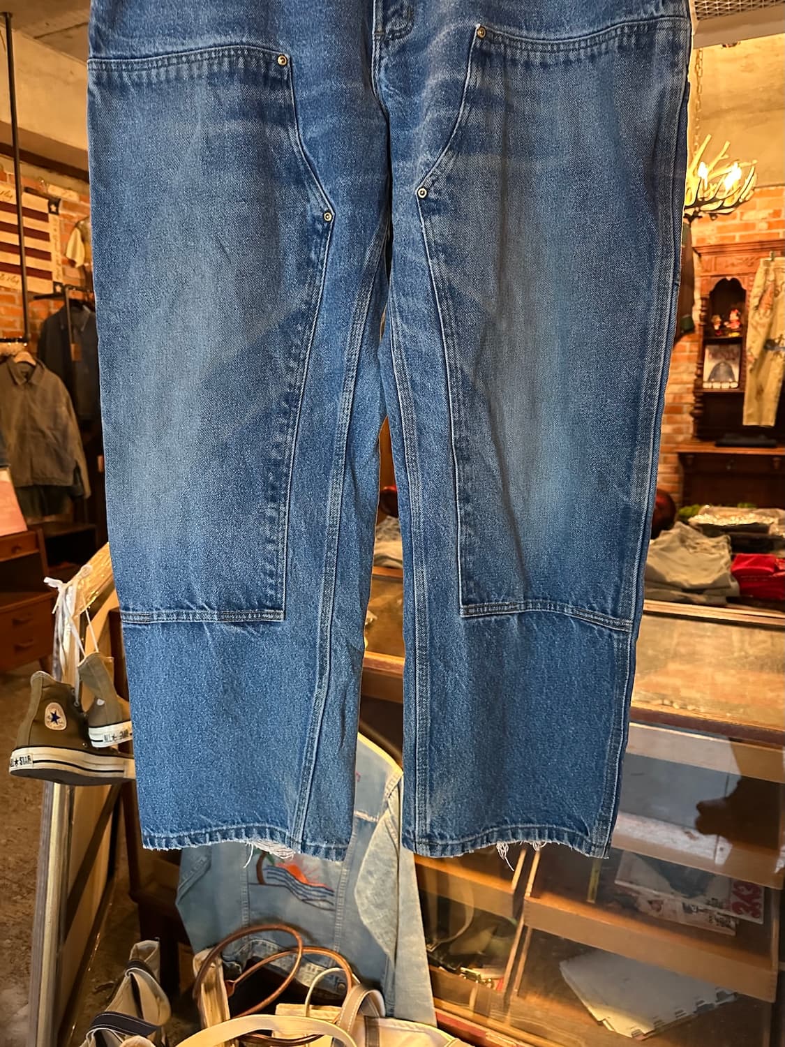 00s 칼하트 B07 더블니 데님 팬츠 상품이미지4