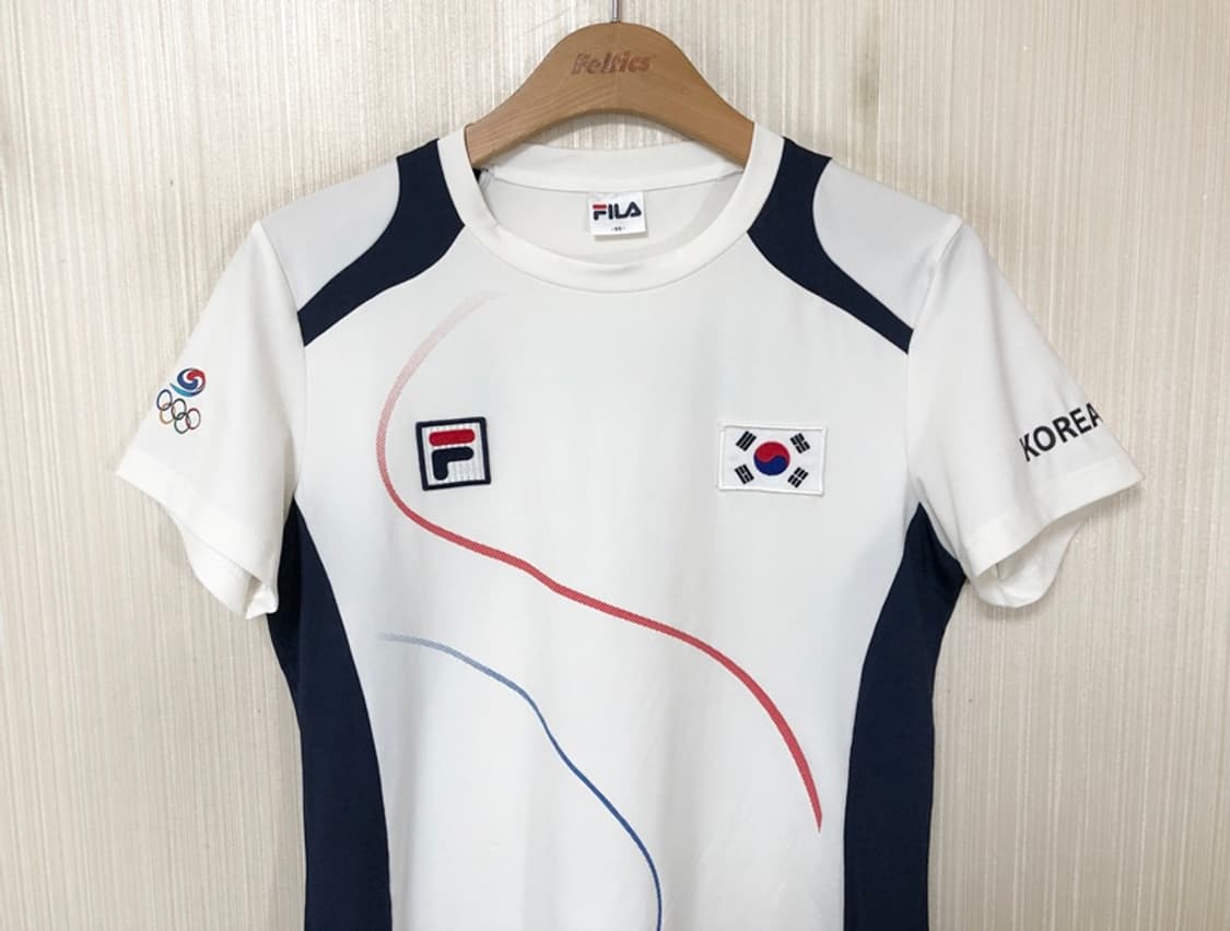 필라국대 국대KOREA 국대지급용 트레이닝티셔츠 95(여성) 상품이미지2