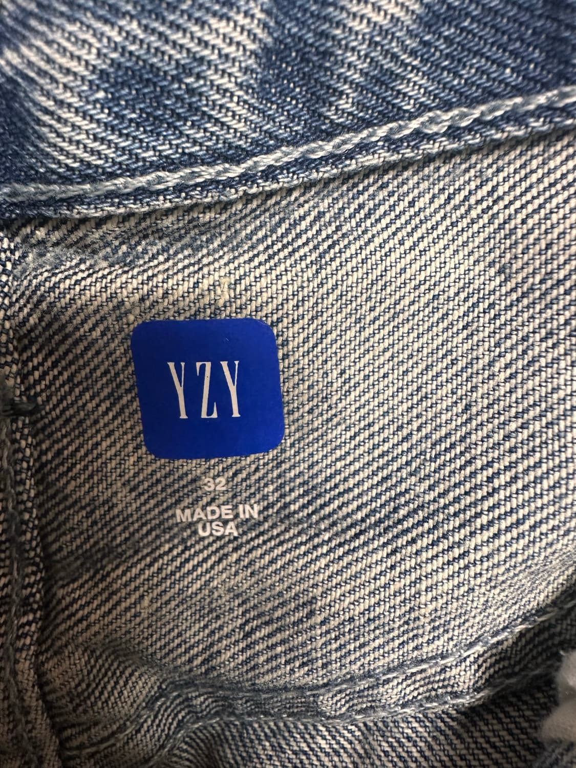 이지 갭 데님 팬츠 연청 상품이미지2