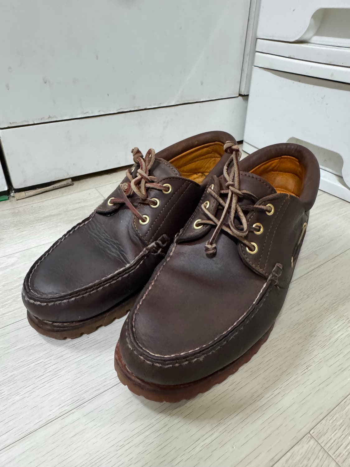 팀버랜드 브라운 보트슈즈 285mm 10.5 상품이미지1