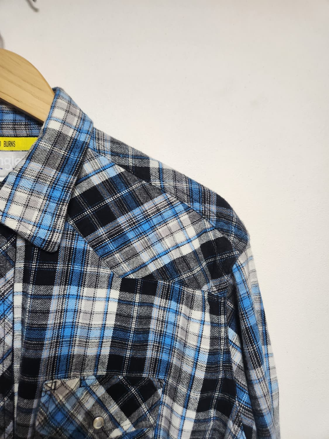 랭글러Wrangler 웨스턴 플란넬 셔츠 XL - S68 상품이미지3