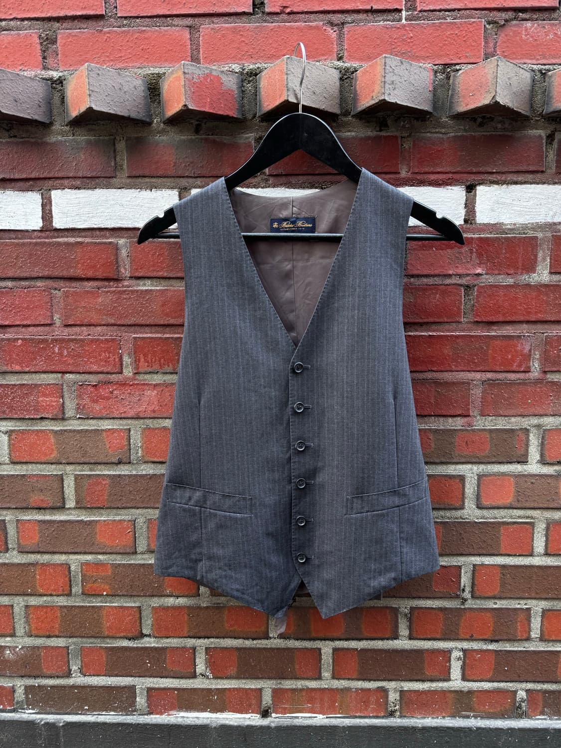 브룩스브라더스 3피스 스트라이프 수트 셋업 상품이미지5