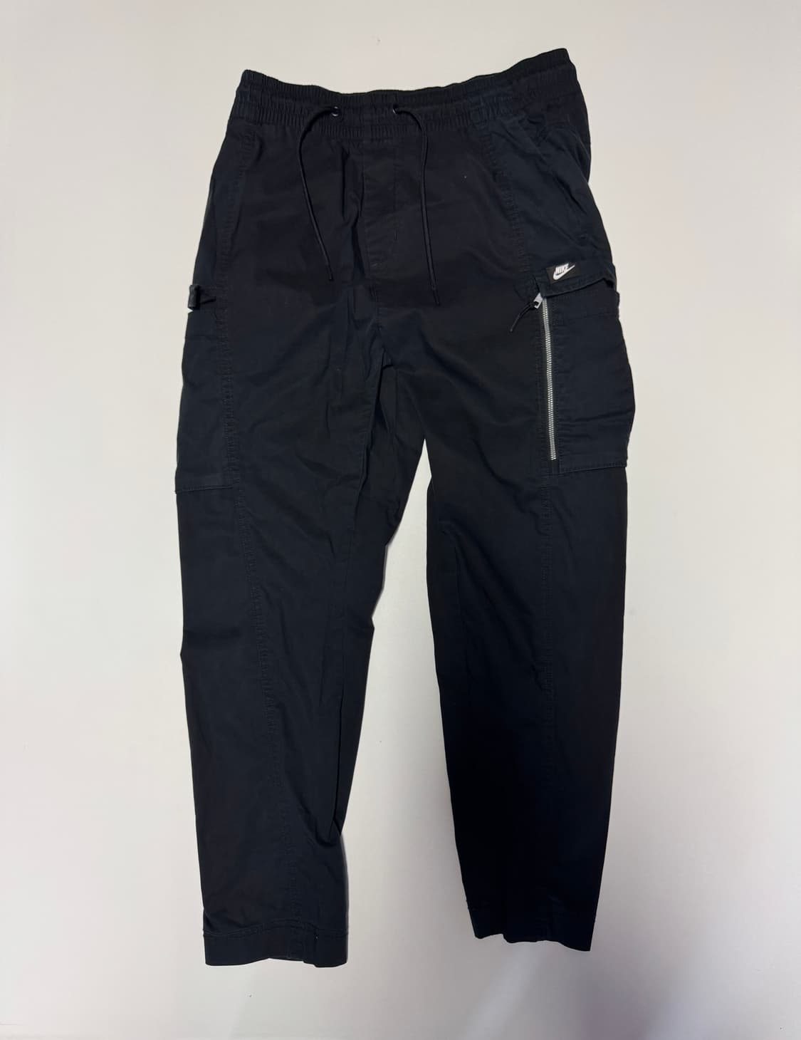 나이키 Nike 포켓 스우시 밴딩 카고 팬츠 블랙 L 상품이미지1