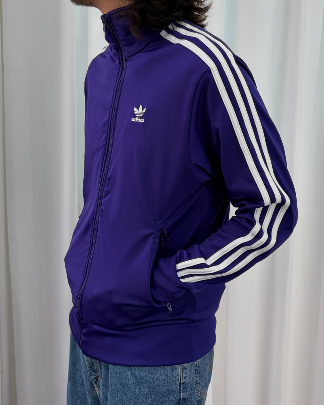 [XL]아디다스 파이어버드 퍼플 트랙탑 져지 상품이미지1