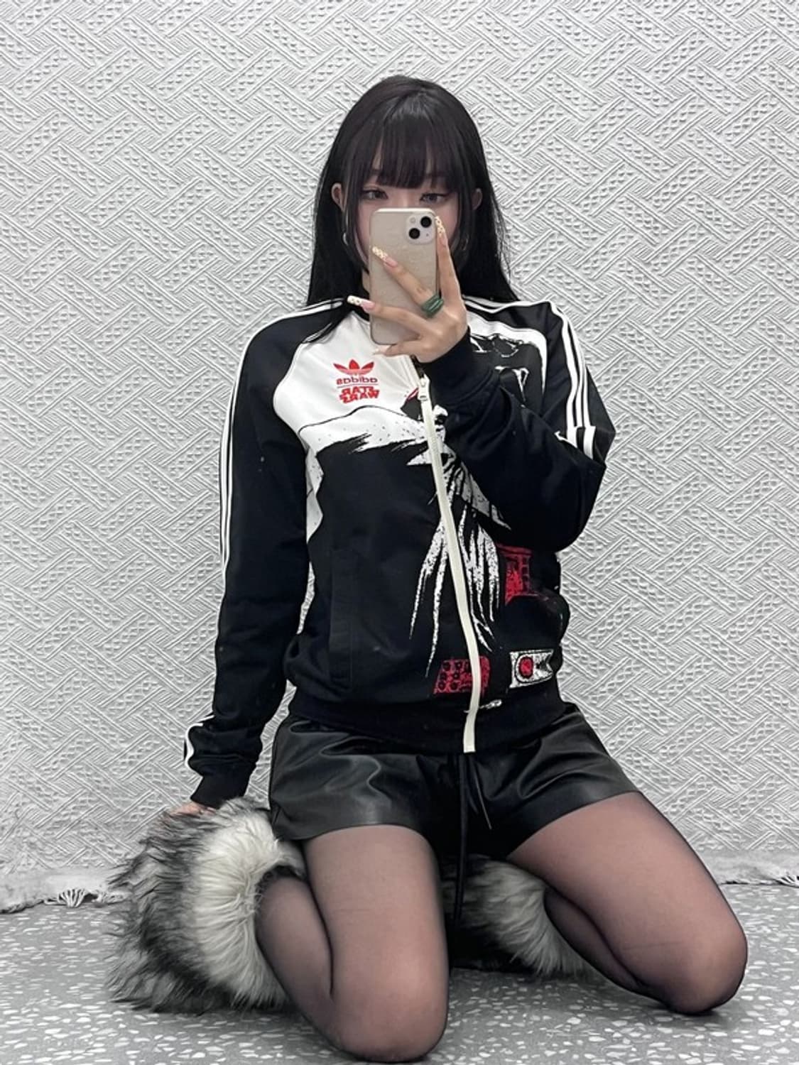 아디다스 X 스타워즈 콜라보 희귀 프린팅 져지 집업 100 C10071 상품이미지1