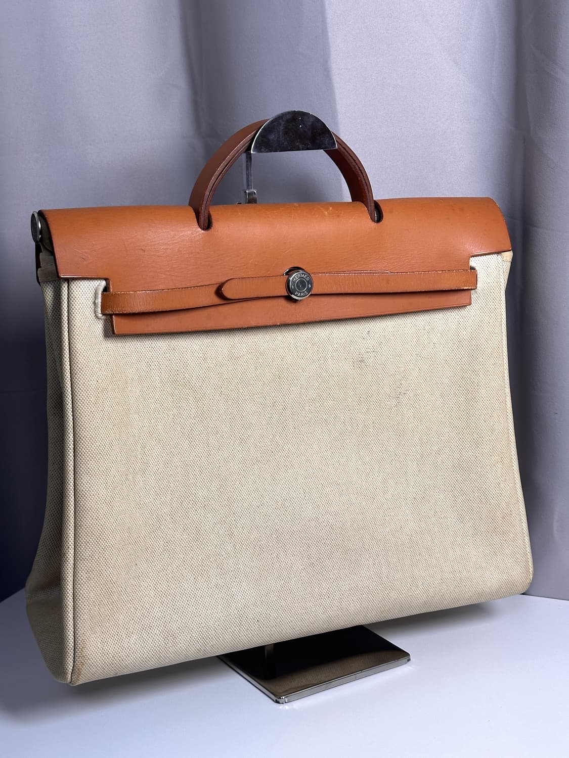 에르메스 에르백 카빈 39 베이지 & 내추럴 가죽 상품이미지1