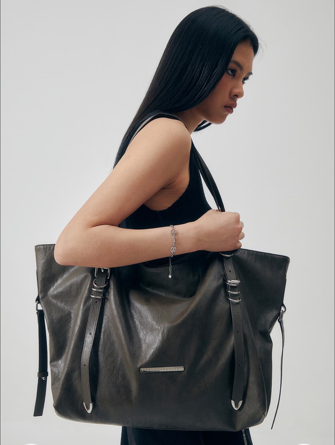 트리밍버드 보부상 숄더백 브라운 상품이미지1