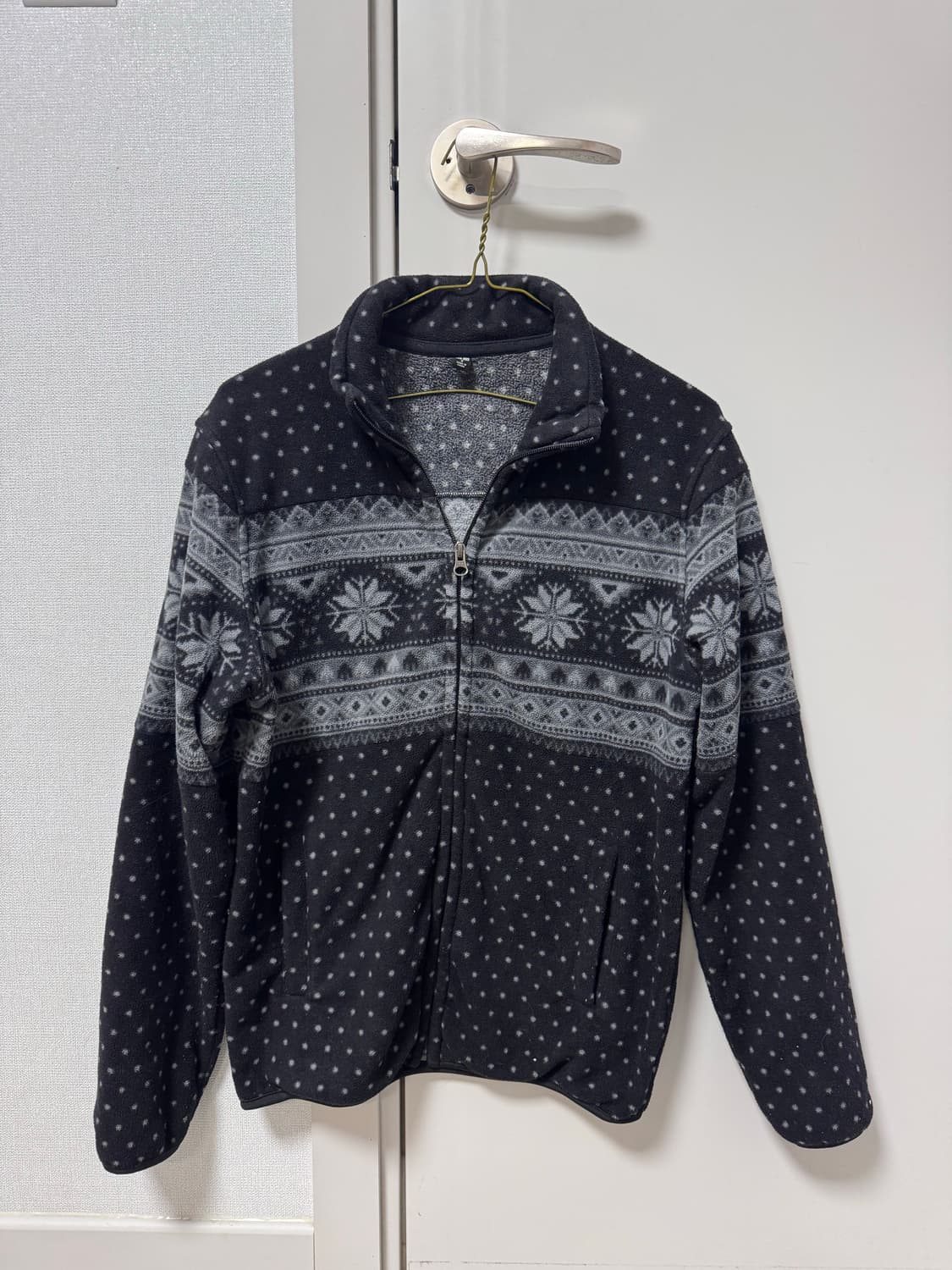 유니클로 노르딕 도트 플리스 집업 상품이미지1