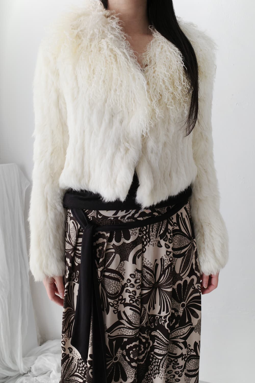 rabbit fur jacket 상품이미지5