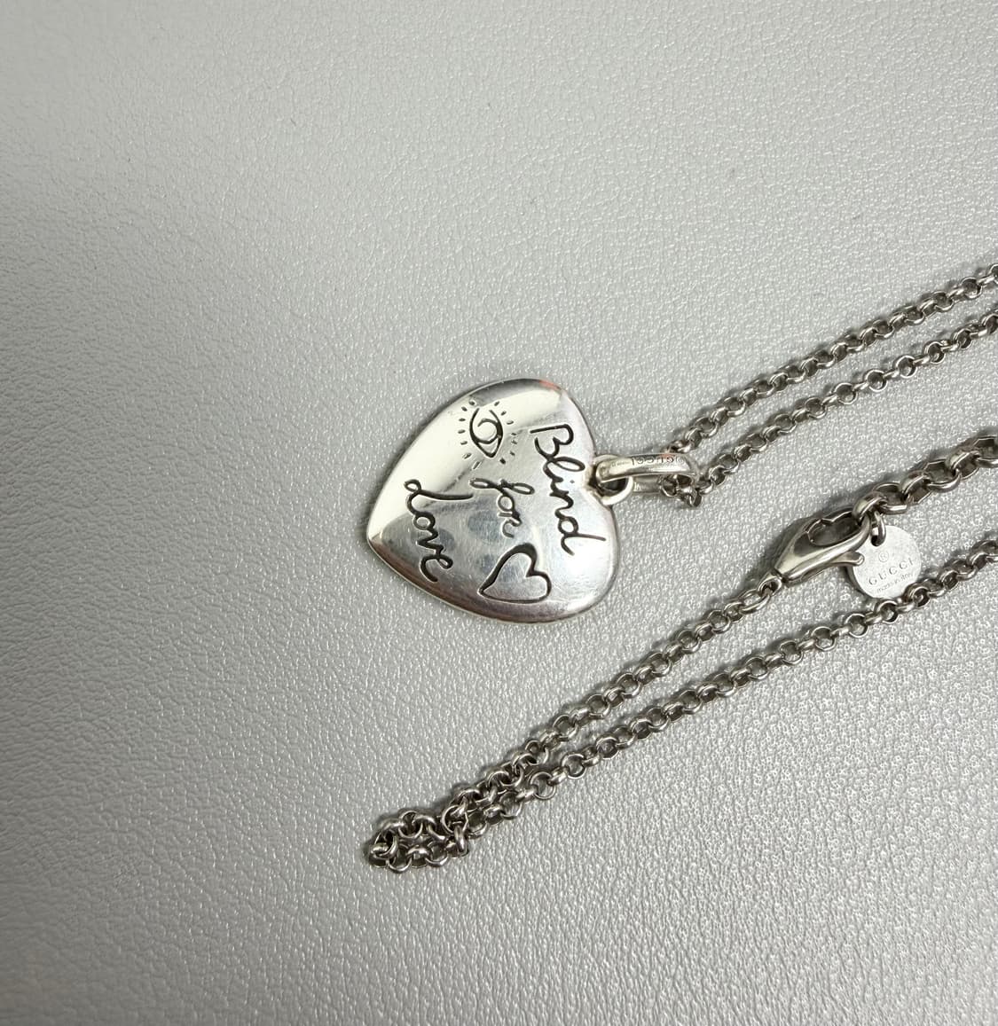 정품 구찌 블라인드포러브 목걸이 상품이미지6