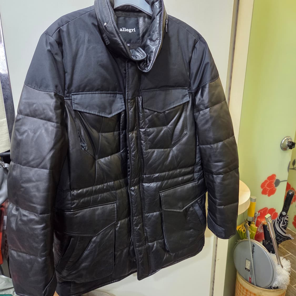 알레그리 가죽 구스 다운 상품이미지7