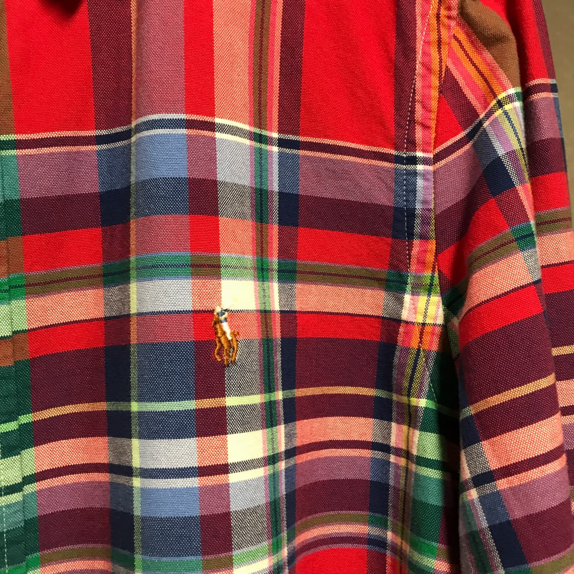 폴로 랄프로렌 QR 체크 셔츠 XL18-20(W) 상품이미지4