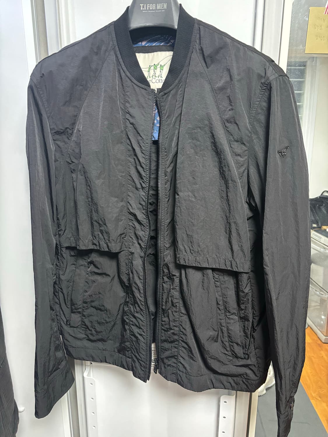 헨리코튼 남성 블랙 봄버 자켓 105 상품이미지1