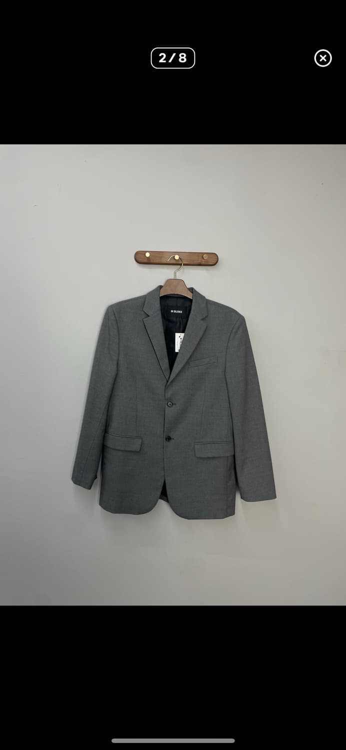 인사일런스 그레이 블레이저 자켓 A3409 상품이미지2