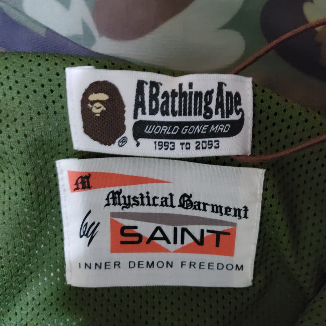 [판매] 베이프 세인트미카엘 BAPE SAINT Mx6 트랙집업 자켓 상품이미지5