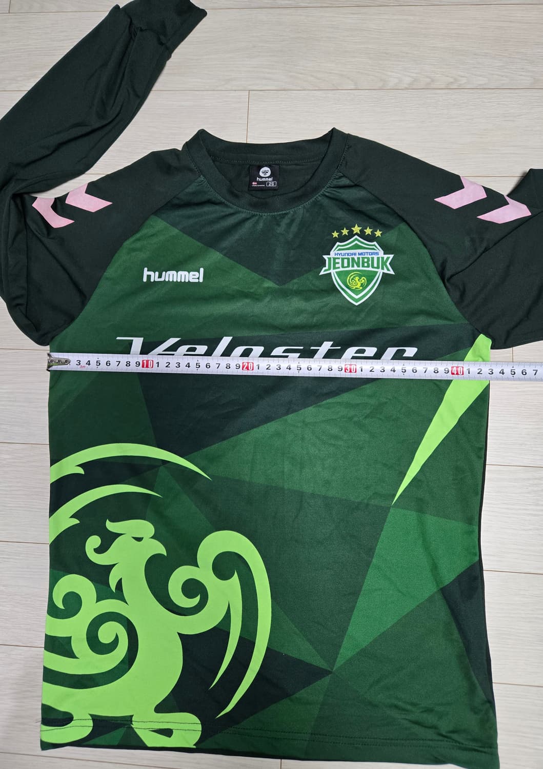 험멜 전북 현대 모터스 축구 유니폼 긴팔 2S 상품이미지6
