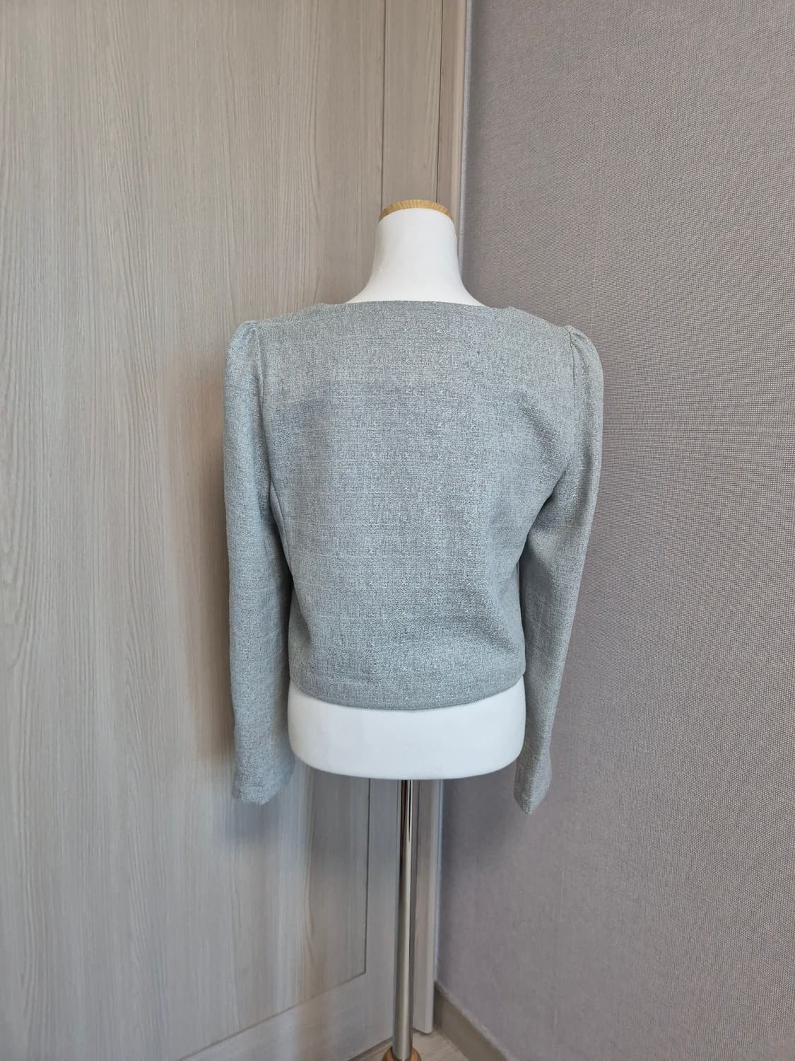 미쏘 그린 그레이 스퀘어넥 상품이미지2