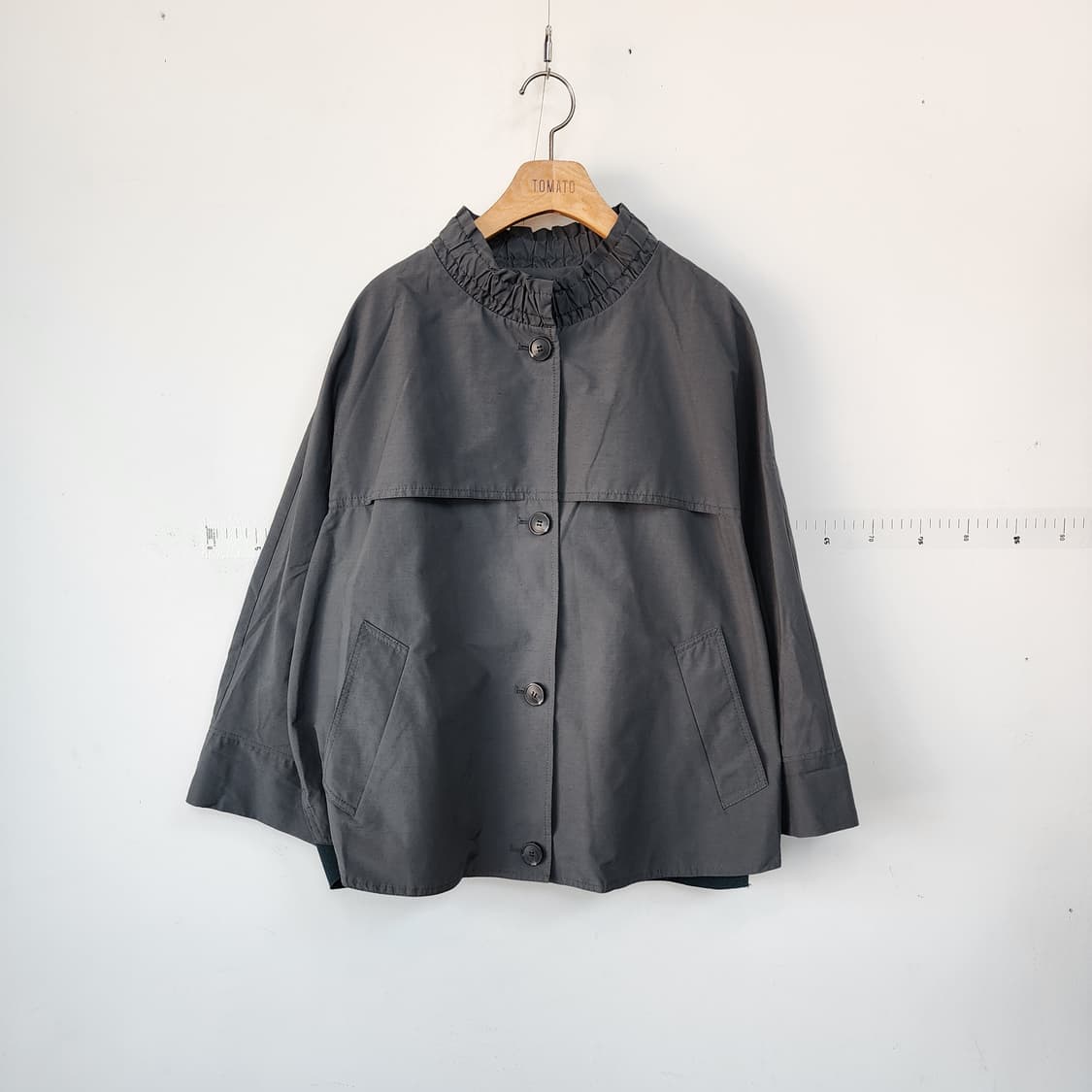 베네통 회색 숏 자켓 상품이미지1