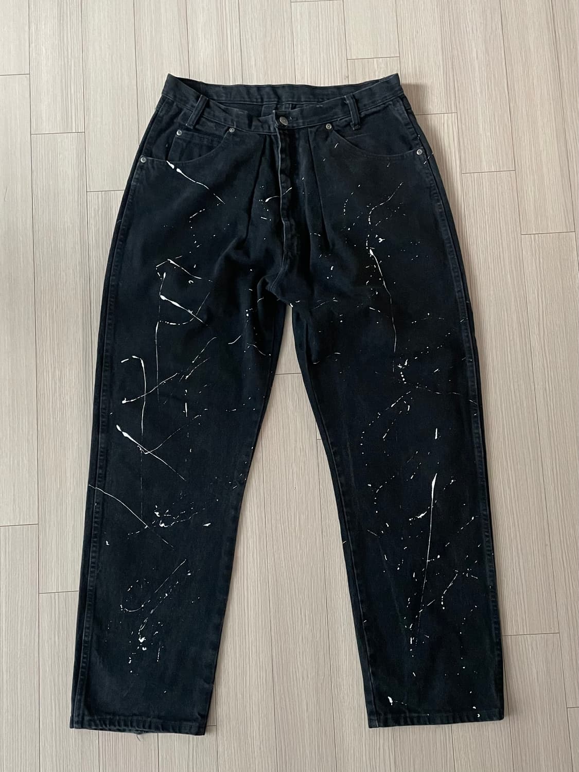 빈티지 랭글러 페인팅 커스텀팬츠 (34) 상품이미지2