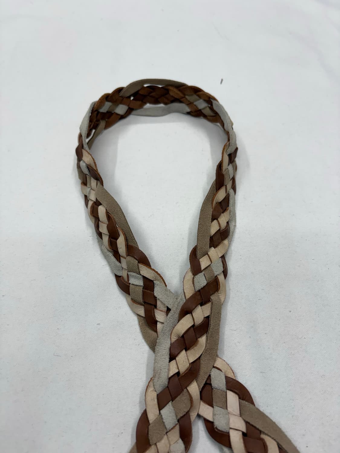 GAP 빈티지 브레이드 카우 레더 벨트 상품이미지3