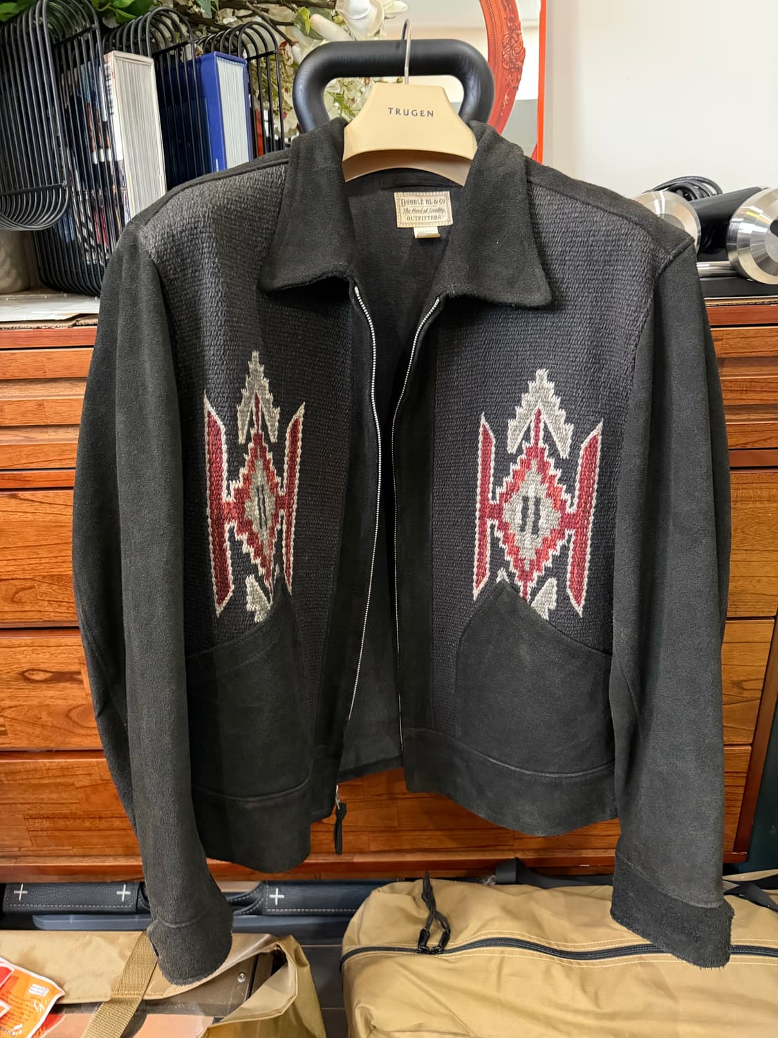 Rrl 스웨이드 나바호 자켓 XL(미사용) 상품이미지1