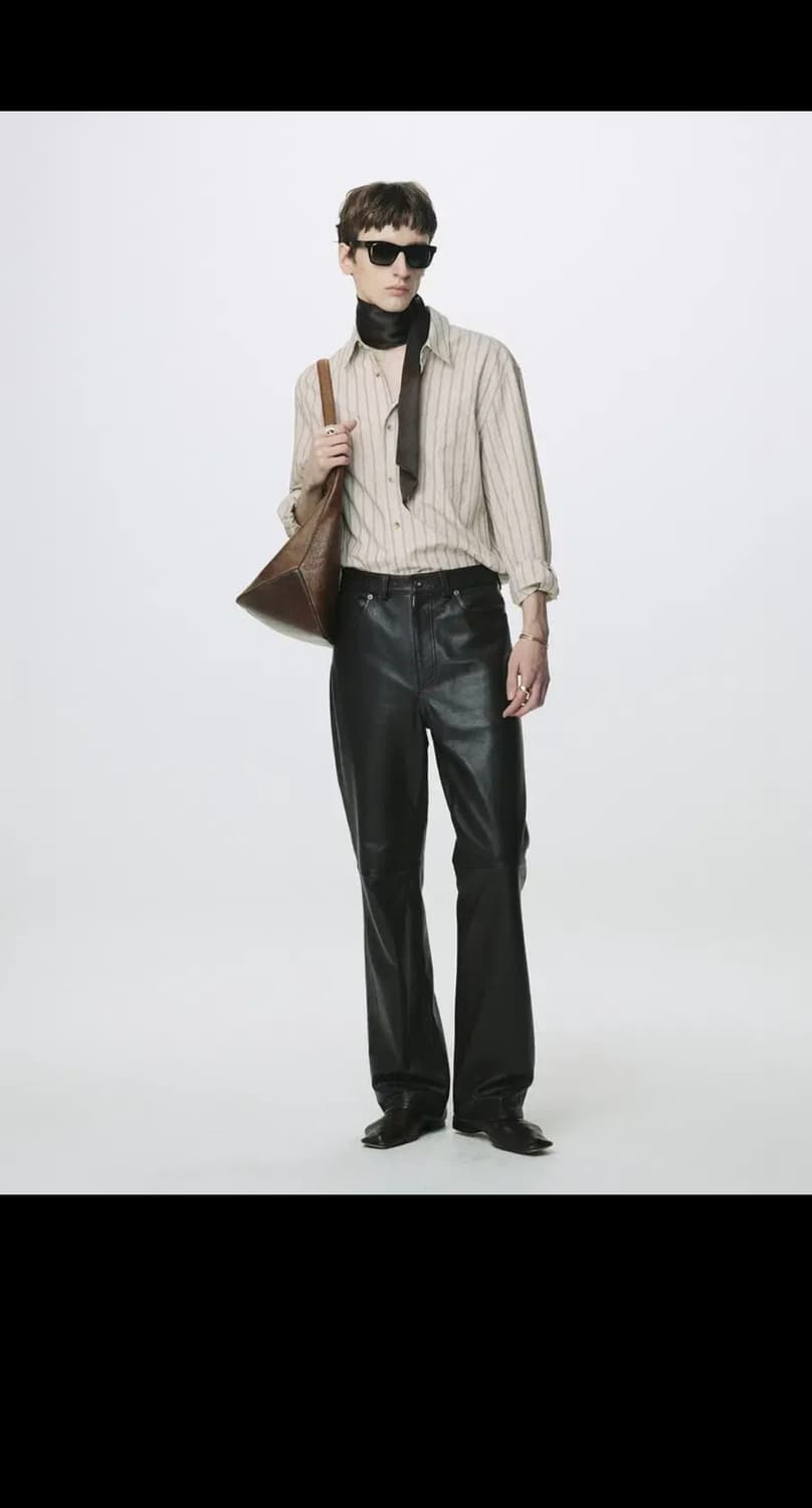 [26SS] 토니웩 스트라이프 코튼 셔츠 웜그레이 ( L size ) 상품이미지1