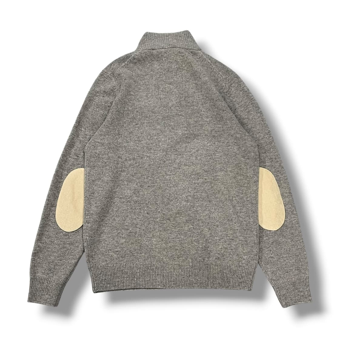 바버 엘보패치 반집업 니트 s08594 상품이미지3