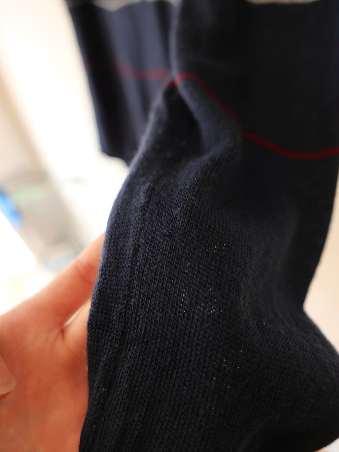 준야 와타나베 스트라이프 브이넥 니트 상품이미지4