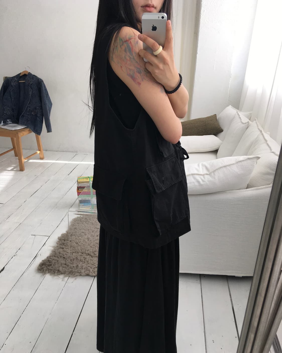 [niko and…] Black Cotton Vest 상품이미지6