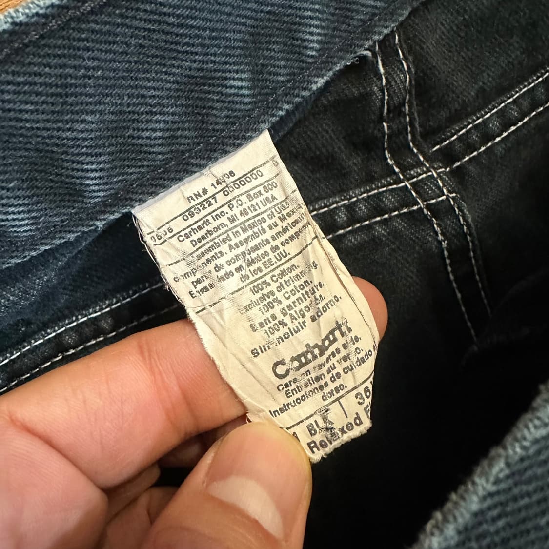 칼하트 데님 팬츠 상품이미지6