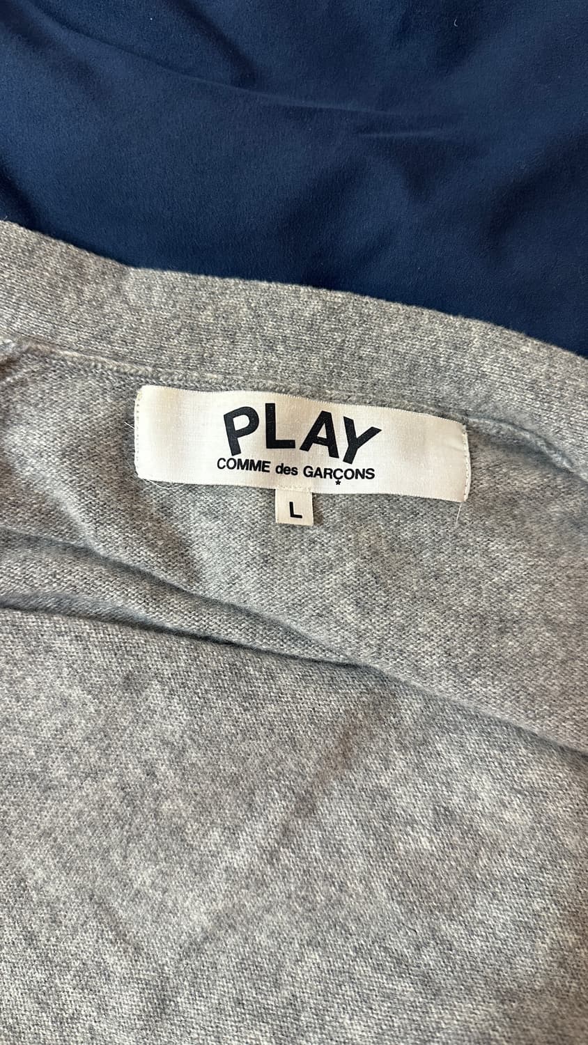 꼼데가르송 가디건 그레이 L 상품이미지7