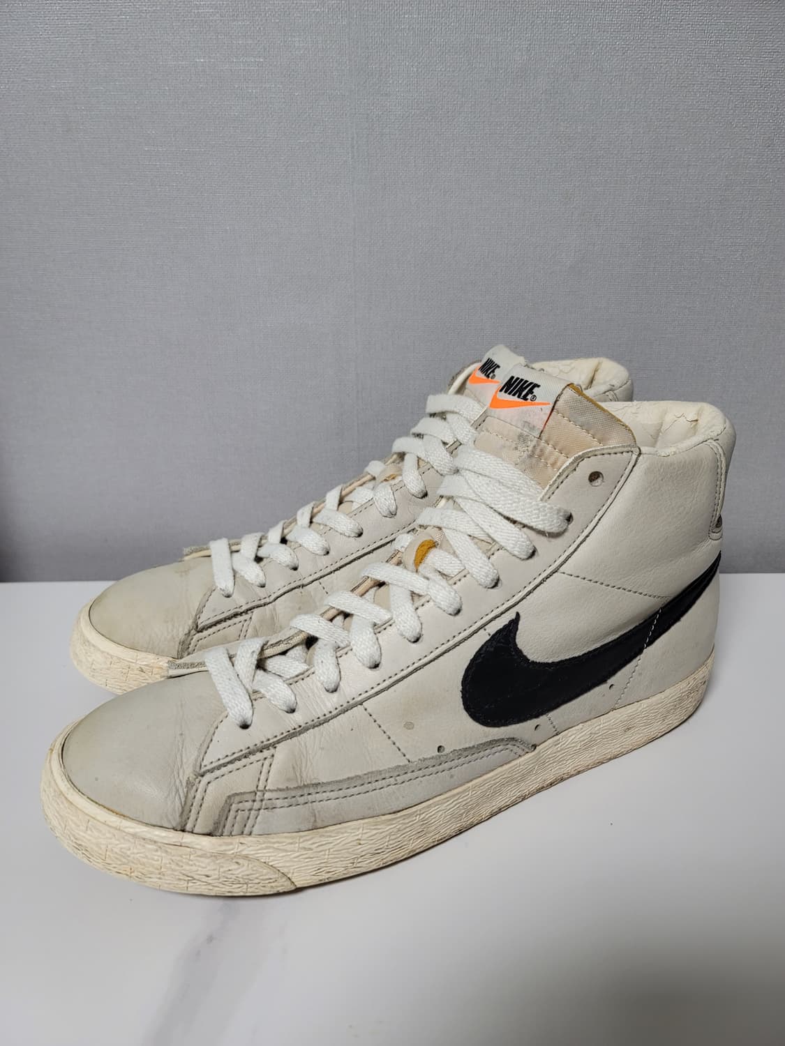 NIKE VNTG 09s  나이키 빈티지 블레이저 레더 회검 원판 270 상품이미지1