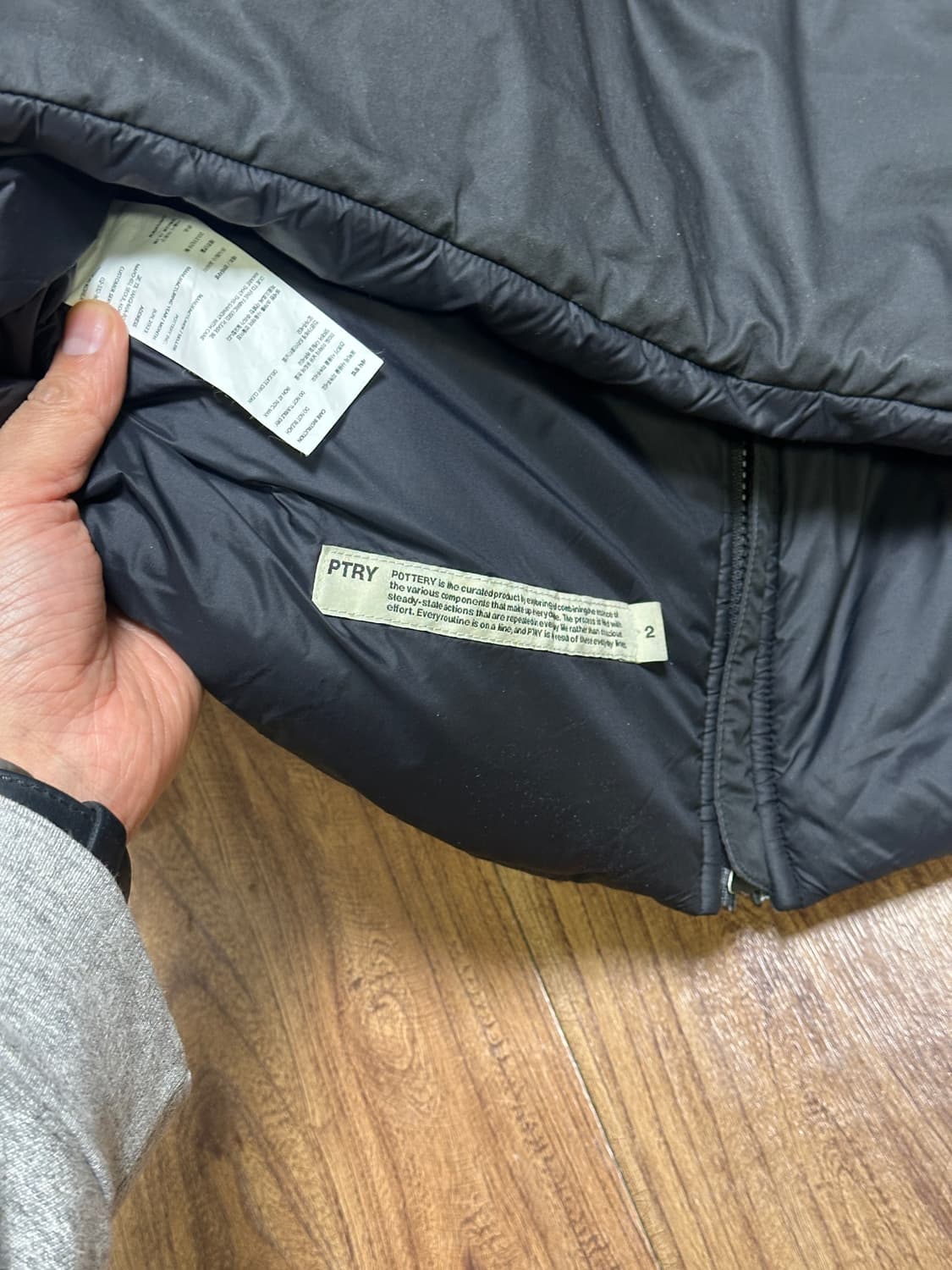 포터리 neat vest 패딩조끼 상품이미지6