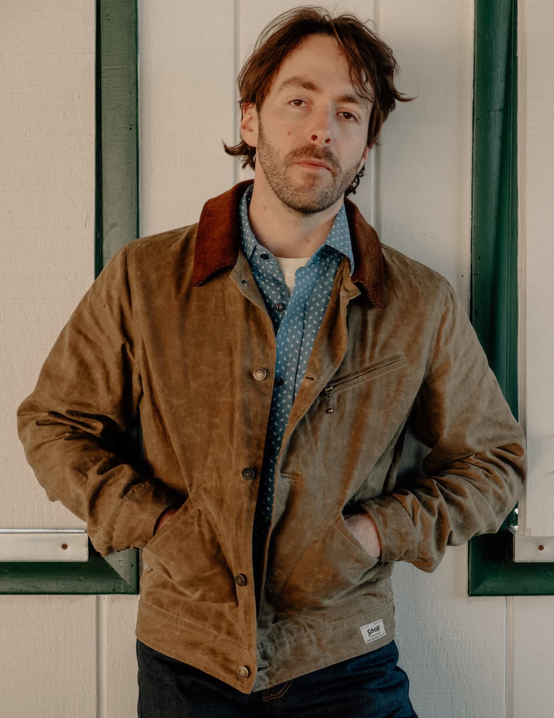schott 쇼트 waxed mechanic cotton jacket 상품이미지1