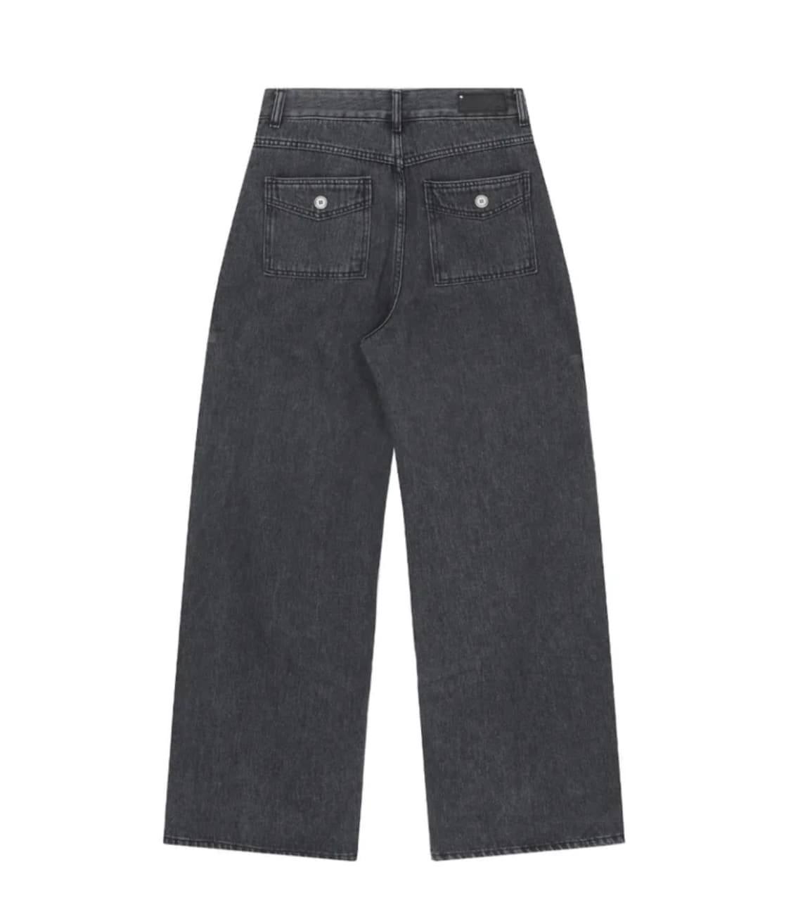 미세키서울 포켓 데님 와이드팬츠 차콜 상품이미지5