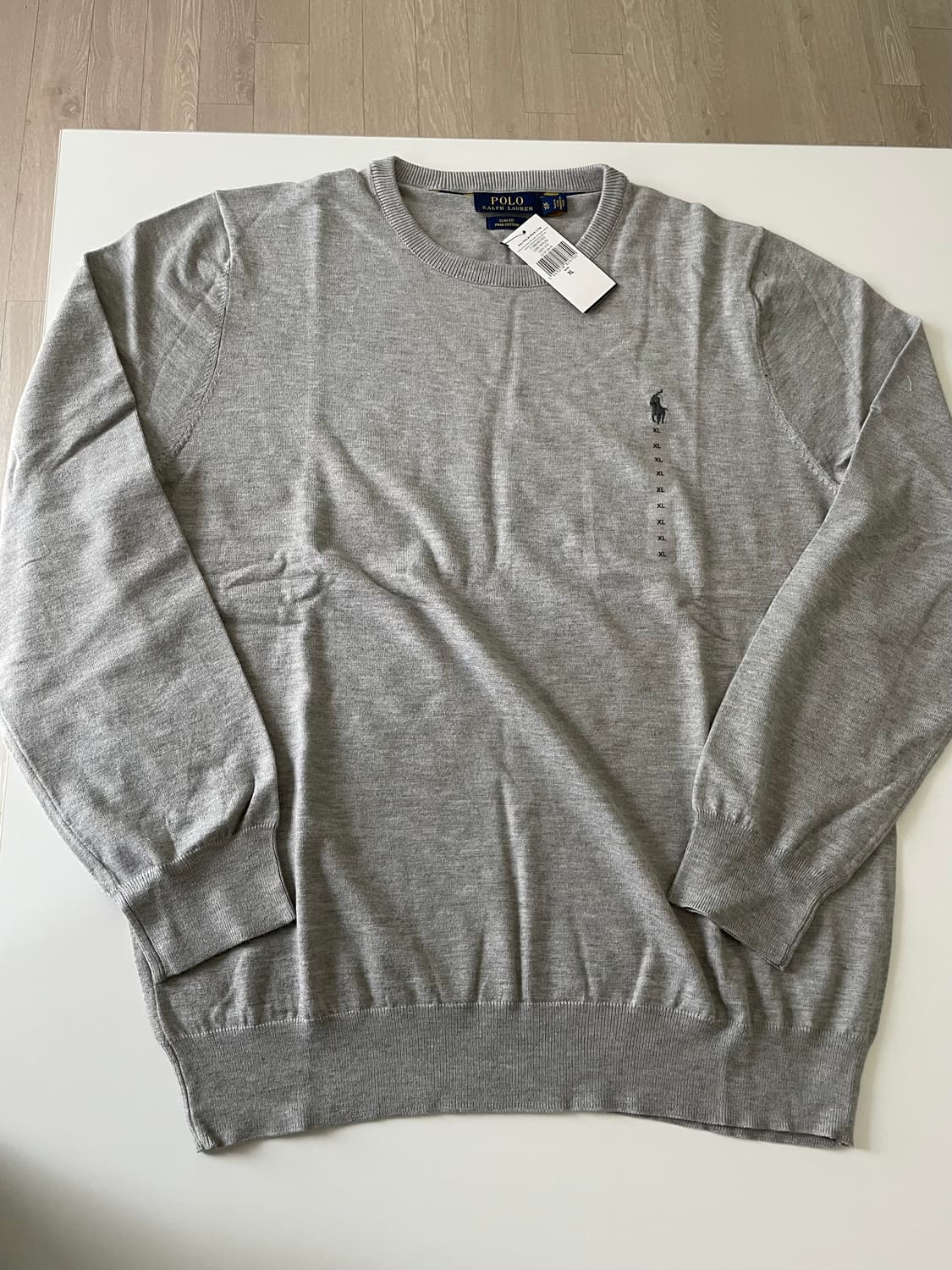 폴로 신형 피마코튼 라운드 니트 XL 상품이미지2