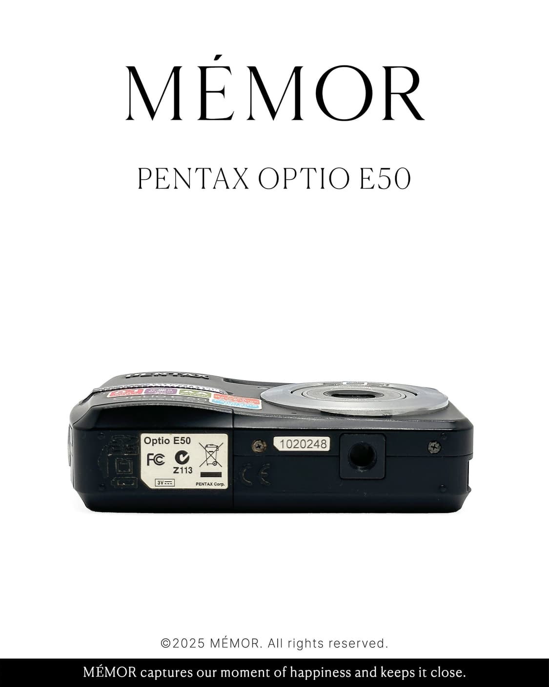 뽀얀느낌🤍PENTAX OPTIO E50 펜탁스 디카 카메라 상품이미지4