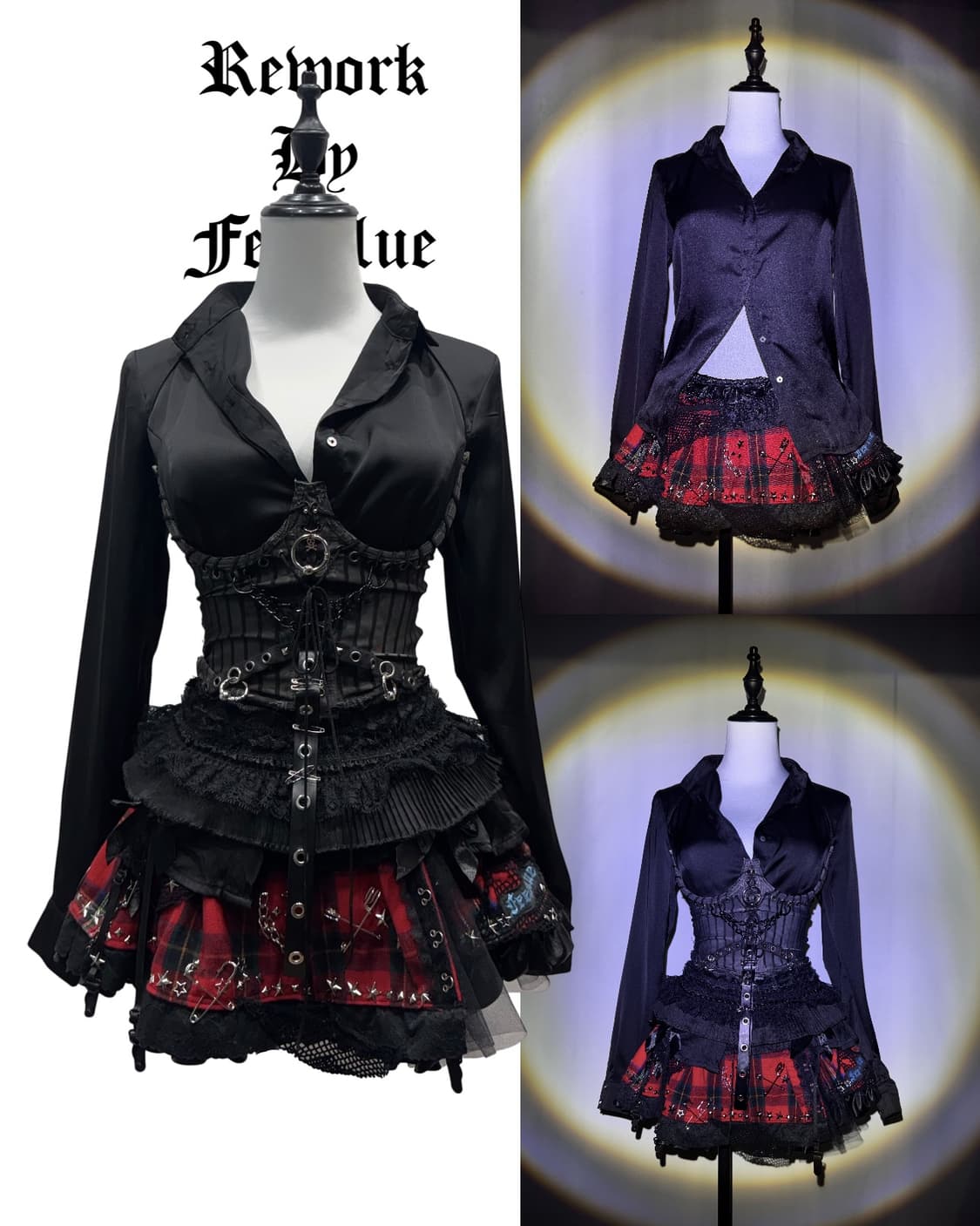 REWORK BY FEELBLUE 019 Darkbloom Corset 상품이미지4