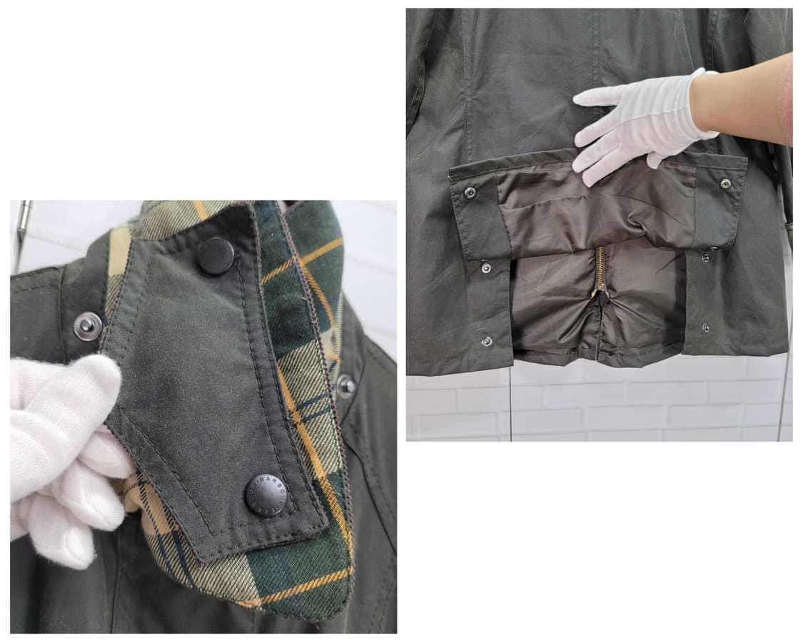 바버 비드넬 왁스 재킷 자켓 UK10 EU36 사이즈 상품이미지6