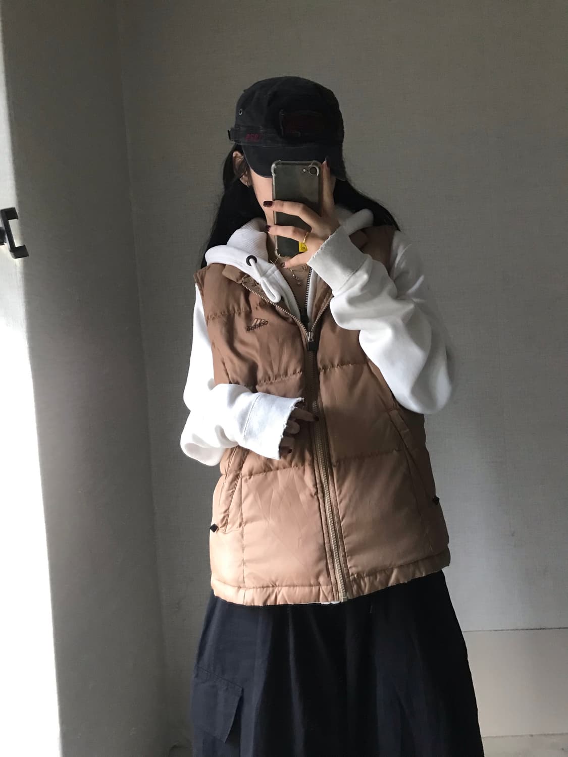 아디다스90s 브라운 패딩조끼 상품이미지3