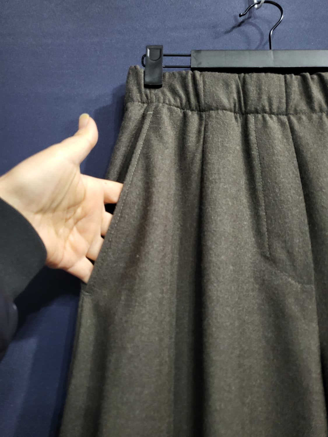 마시모뚜띠 울 밴드 와이드팬츠(새상품) 상품이미지3