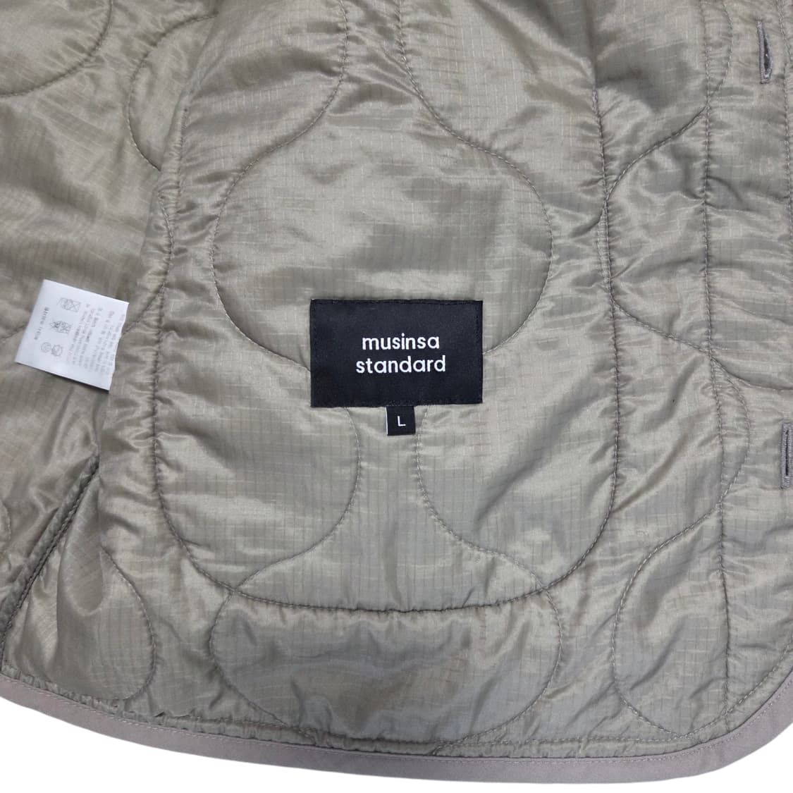 MUSINSA STANDARD 무신사스탠다드 퀼팅 라이너자켓 깔깔이 상품이미지4