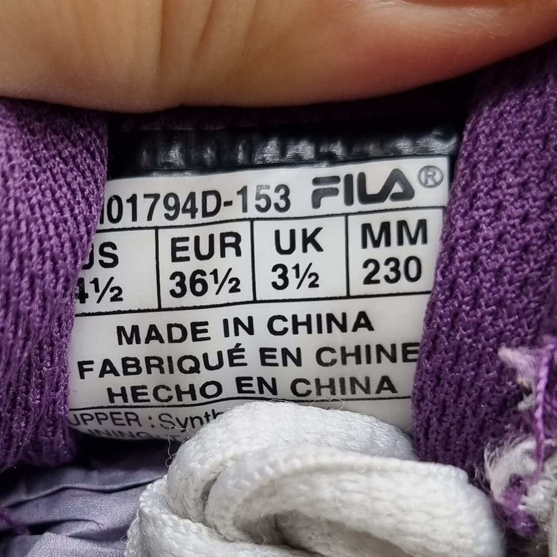 휠라 스카이러너 여성 운동화230 상품이미지6