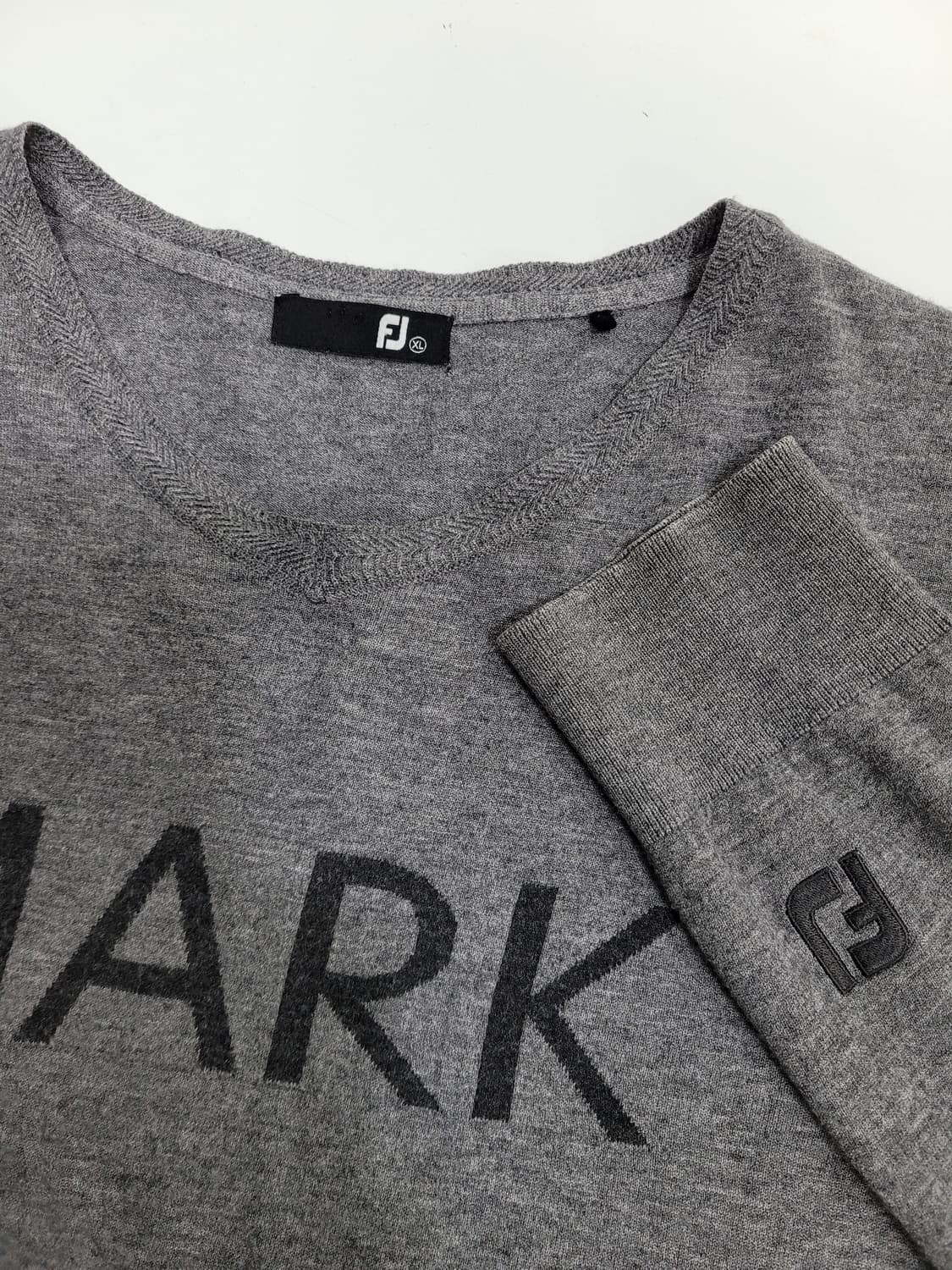 FOOTJOY 풋조이 골프 MARK로고 레이온 티셔츠 / 남 XL 그레이 상품이미지6