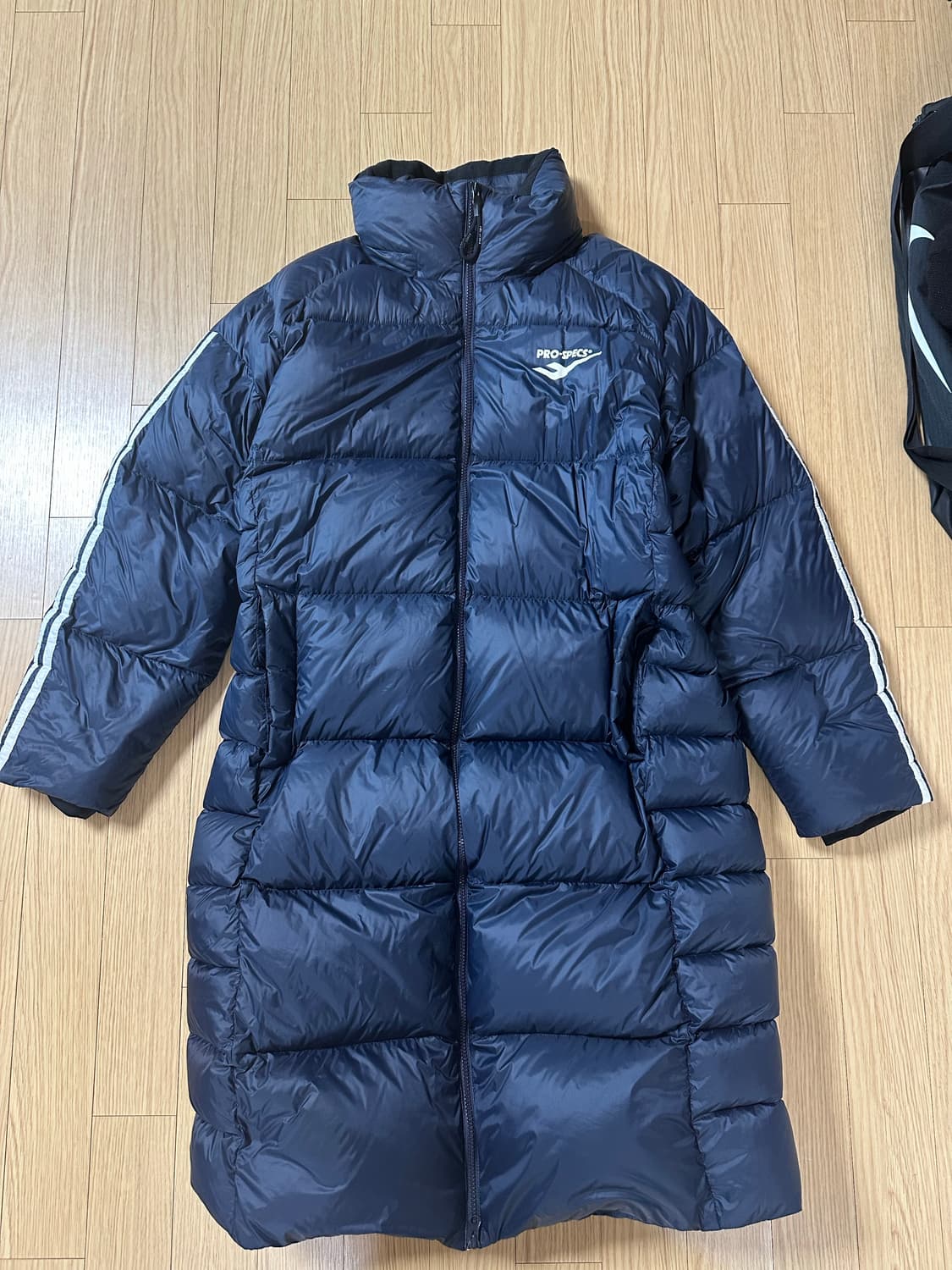 프로스팩스 덕 다운롱 패딩 네이비 상품이미지1