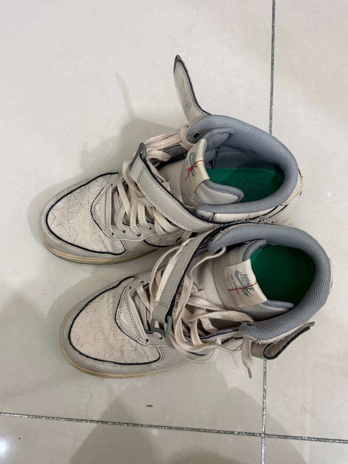 나이키 에어포스 미드 펄화이트 270 상품이미지4