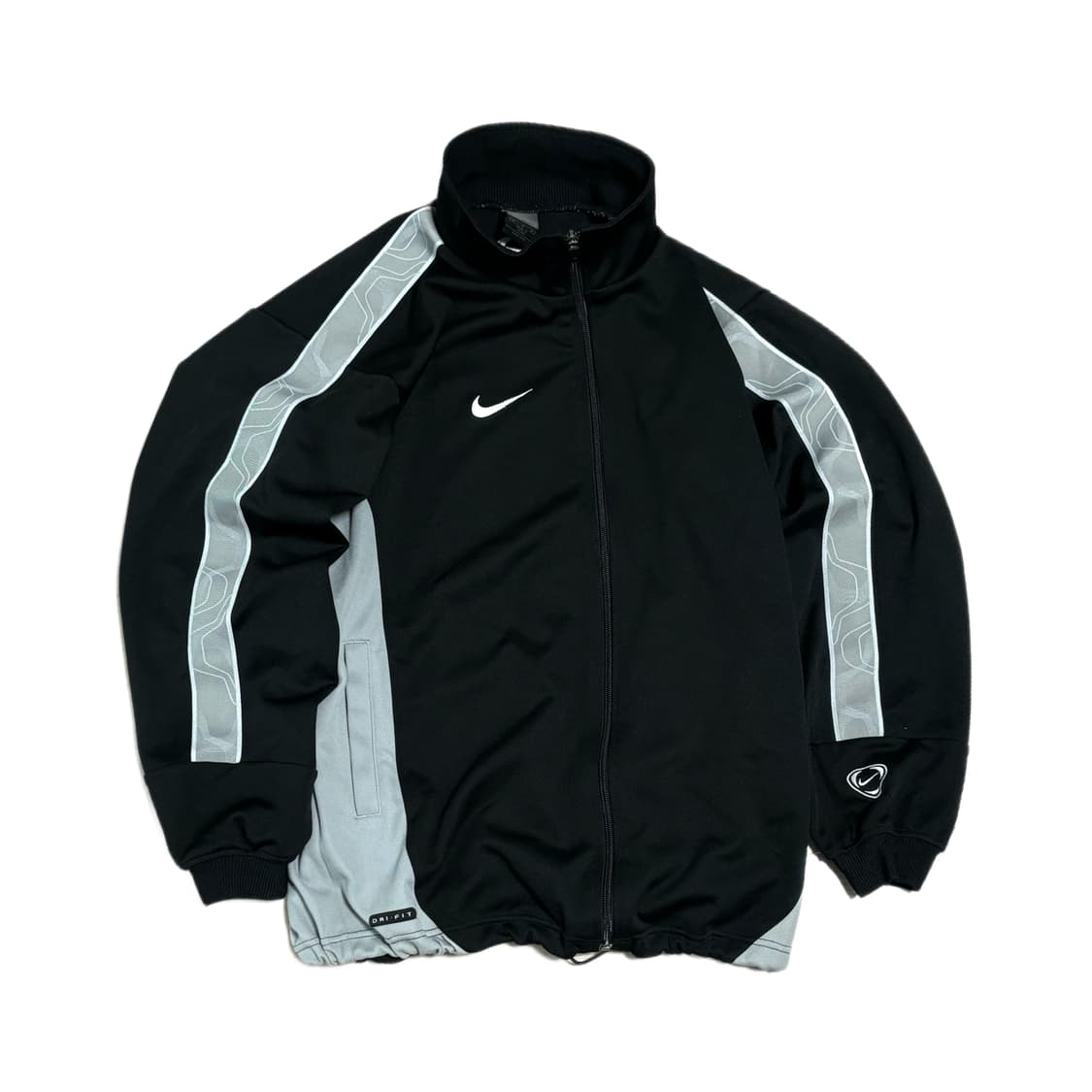 나이키 올드스쿨 블랙 그레이 오버사이즈 져지 트랙탑 상품이미지2