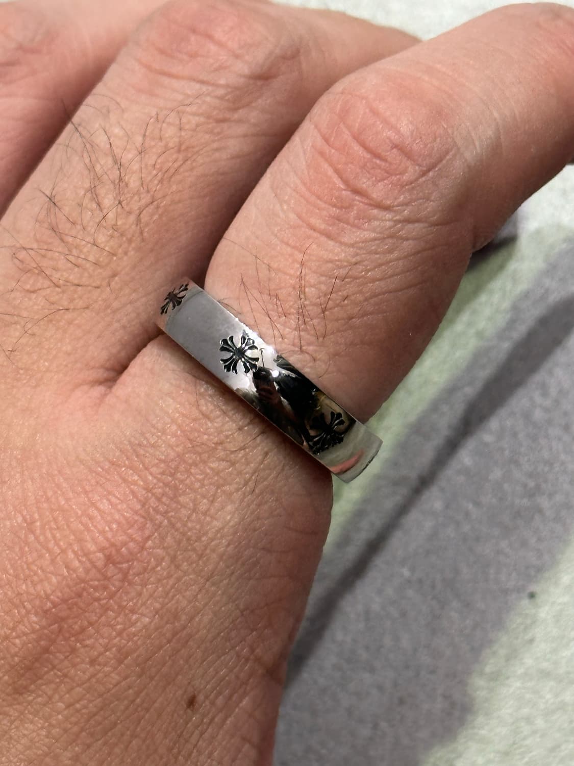 Cavo cross ring - 십자 음각 반지 상품이미지1