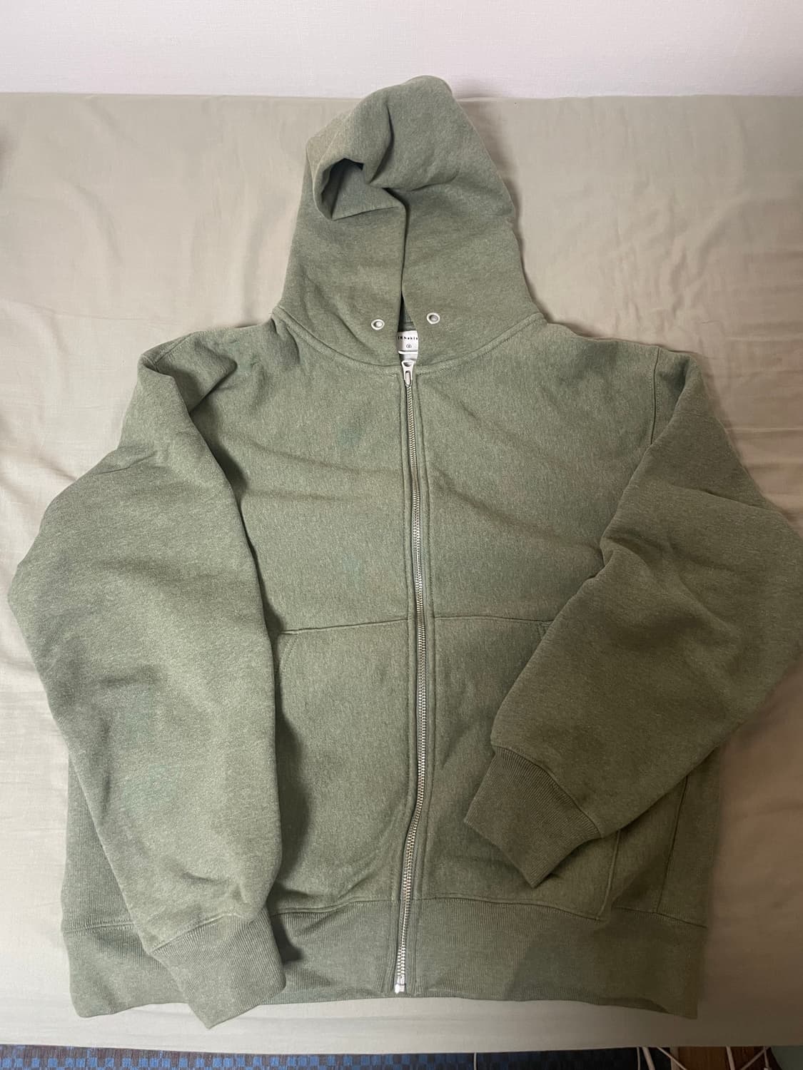 카키스 풀집 포켓 후디 상품이미지2